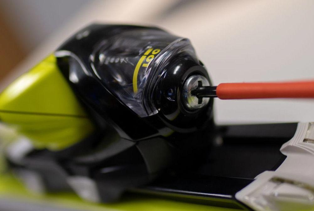 Ski bindings that are safely adjusted thanks to the RENT-ALL ISO module