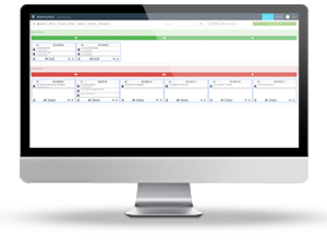 example image of the RENT-ALL checkin queue